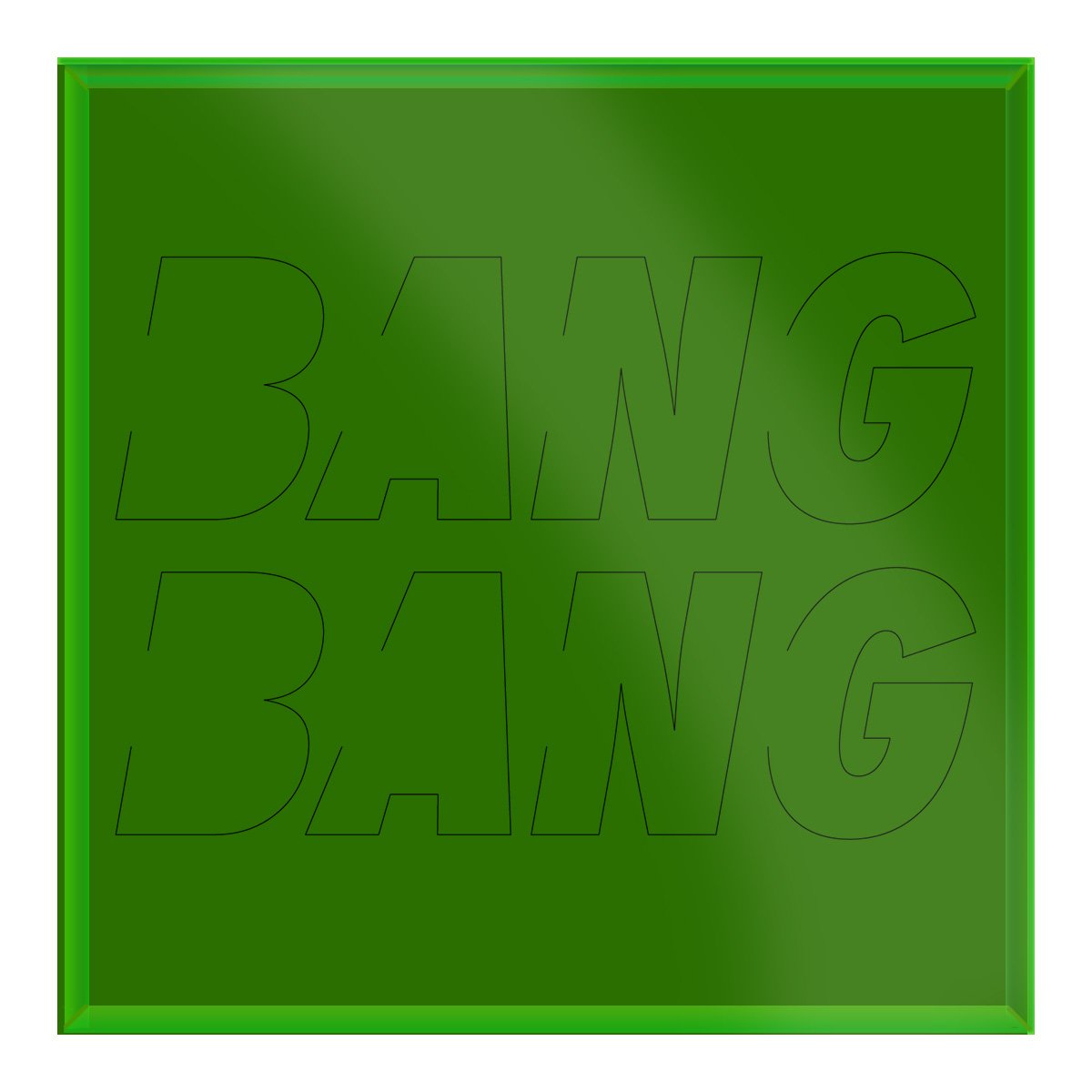 BANG BANG - Royal Green / Brushed stainless steel